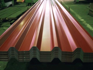 Профлист С44 0.95 мм RAL 3009 Оксидно-Красный Двухсторонний