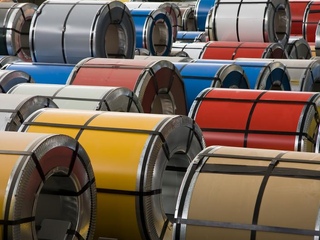 Штрипс с полимерным покрытием Drap, толщина 0,45 мм, цвет RAL 6005 1 - в «Монолит-Металлопрокат».
