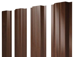 Штакетник П-образный В Монолит 0,45 Print Elite Choco Wood Choco Wood 0 - в «Монолит-Металлопрокат».