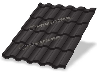 Металлочерепица Металл-Профиль Монтекристо-XL 0,5 PURETAN® RR 32 Темно-коричневый 0 - в «Монолит-Металлопрокат».