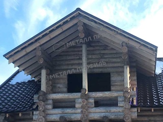 Металлочерепица Металл-Профиль Монтерроса-X 0,5 PURETAN® RR 32 Темно-коричневый 6 - в «Монолит-Металлопрокат».