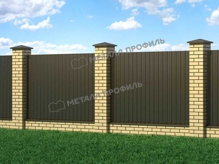 Профлист Металл Профиль МП20 0.45 VikingMP® RR 32 Темно-коричневый B 2 - в «Монолит-Металлопрокат».