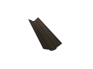 Планка ендовы верхней фигурной 70x70 0,5 Quarzit PRO Matt RR 32 темно-коричневый