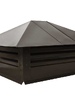 Дымник на трубу с жалюзи 520х390мм 0,5 GreenCoat Pural BT с пленкой RR 32 темно-коричневый (RAL 8019 серо-коричневый) - в «Монолит-Металлопрокат».