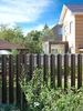 Штакетник Круглый Grand Line 0,5 GreenCoat Pural BT, matt RR 32 Темно-Коричневый, Серо-Коричневый - в «Монолит-Металлопрокат».